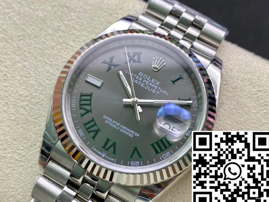 M126234-0045 Grey Factory 36MM Rolex EW Datejust Dial 0813